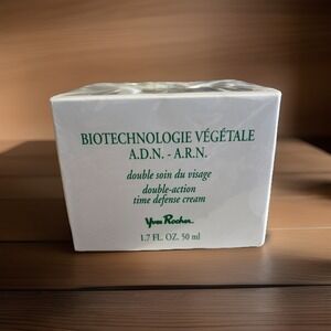 Vintage Yves Rocher Anti Aging Skin Cream Double Action Time Defense SEALED NOS